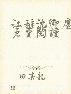 江稚沈卿尘全文免费阅读