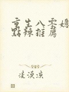 重生八零媳妇有点辣推荐