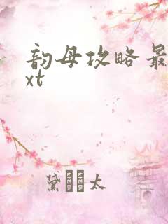 韵母攻略最新txt