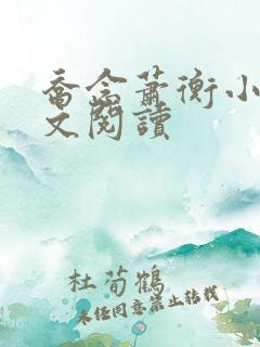 乔念萧衡小说全文阅读