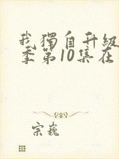 我独自升级第二季第10集在线观看