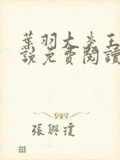 叶羽大炎王朝小说免费阅读