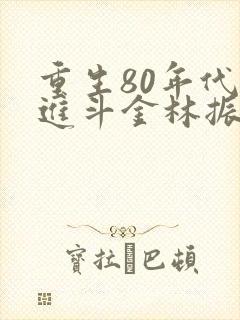 重生80年代日进斗金林振东笔趣阁