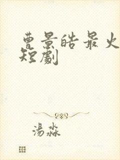 曹景皓最火十部短剧