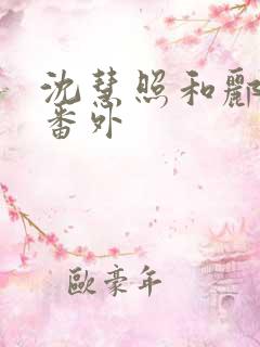 沈慧照和郦四娘番外