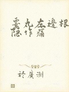 睾丸左边根部隐隐作痛