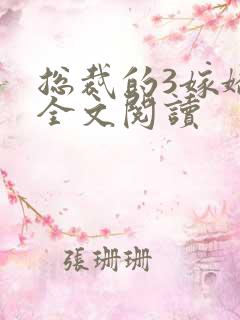 总裁的3嫁娇妻全文阅读