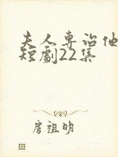 夫人专治他不服短剧22集