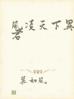 风凌天下异世邪君