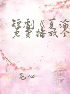 短剧《夏沦陷》免费播放全集