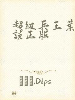 超级兵王叶谦小说正版