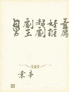 日剧超好看的双男主剧推荐