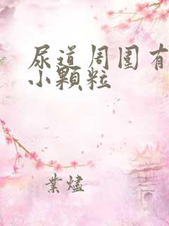 尿道周围有白色小颗粒