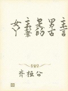 女主是男主贴身丫鬟的古言