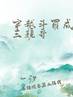 穿越斗罗成为唐三亲哥