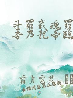 斗罗武魂罗三炮吾乃龙帝临世