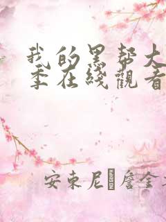 我的黑帮大佬4季在线观看免费