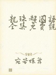 龙珠超国语在线全集免费观看