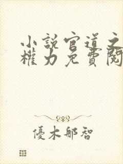 小说官道之绝对权力免费阅读