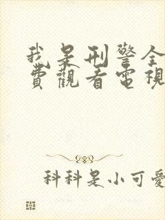 我是刑警全集免费观看电视剧