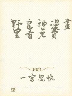 野良神漫画在哪里看免费