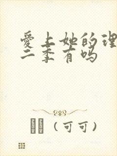 爱上她的理由第二季有吗