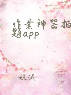作业神器拍照搜题app