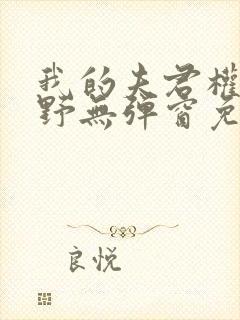 我的夫君权倾朝野无弹窗免费阅读