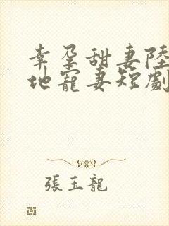 幸孕甜妻陆总跪地宠妻短剧