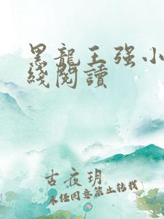 黑龙王强小说在线阅读