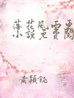 落花风雨更伤春小说免费阅读