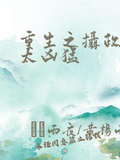 重生之摄政王爷太凶猛