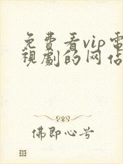 免费看vip电视剧的网站推荐