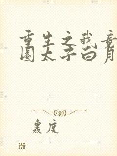 重生之我竟是京圈太子白月光短剧