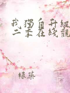 我独自升级 第二季在线观看高清免费