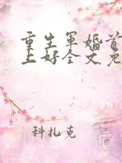 重生军婚首长早上好全文免费阅读