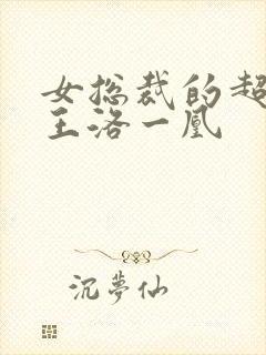 女总裁的超级兵王洛一凰