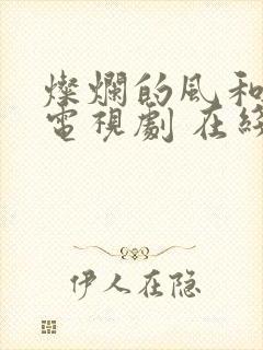 灿烂的风和海 电视剧 在线观看