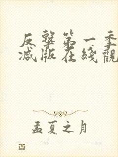 反击第一季无删减版在线观看