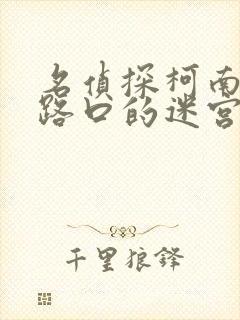 名侦探柯南十字路口的迷宫在线观看