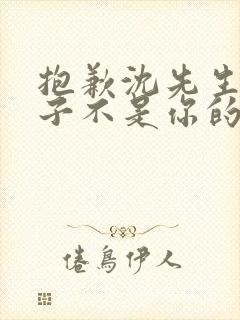 抱歉沈先生,孩子不是你的短剧100集