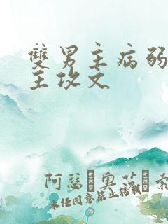 双男主病弱快穿主攻文