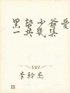 黑帮少爷爱上我一共几集