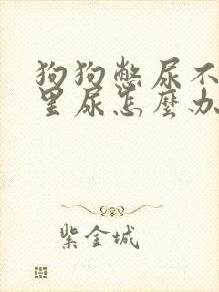 狗狗憋尿不在家里尿怎么办