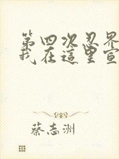 第四次忍界大战我在这里宣战