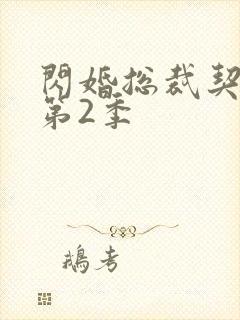 闪婚总裁契约妻第2季