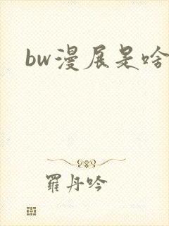 bw漫展是啥