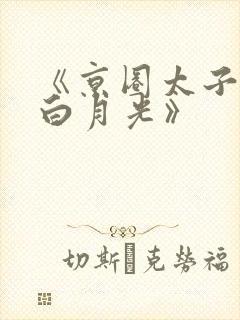 《京圈太子爷的白月光》