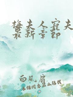 梅夫人宠夫日常最新章节