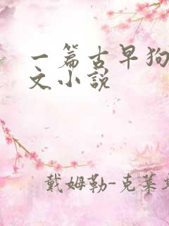 一篇古早狗血虐文小说